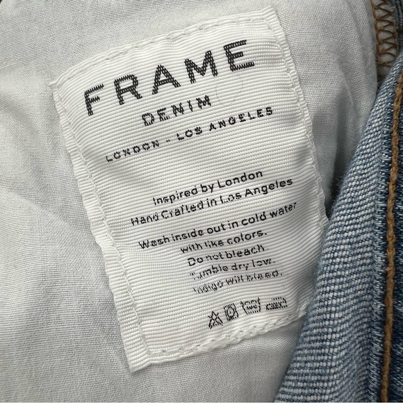 Frame Le Boy Distressed Jeans In McLane Wash‎ - Picture 11 of 16